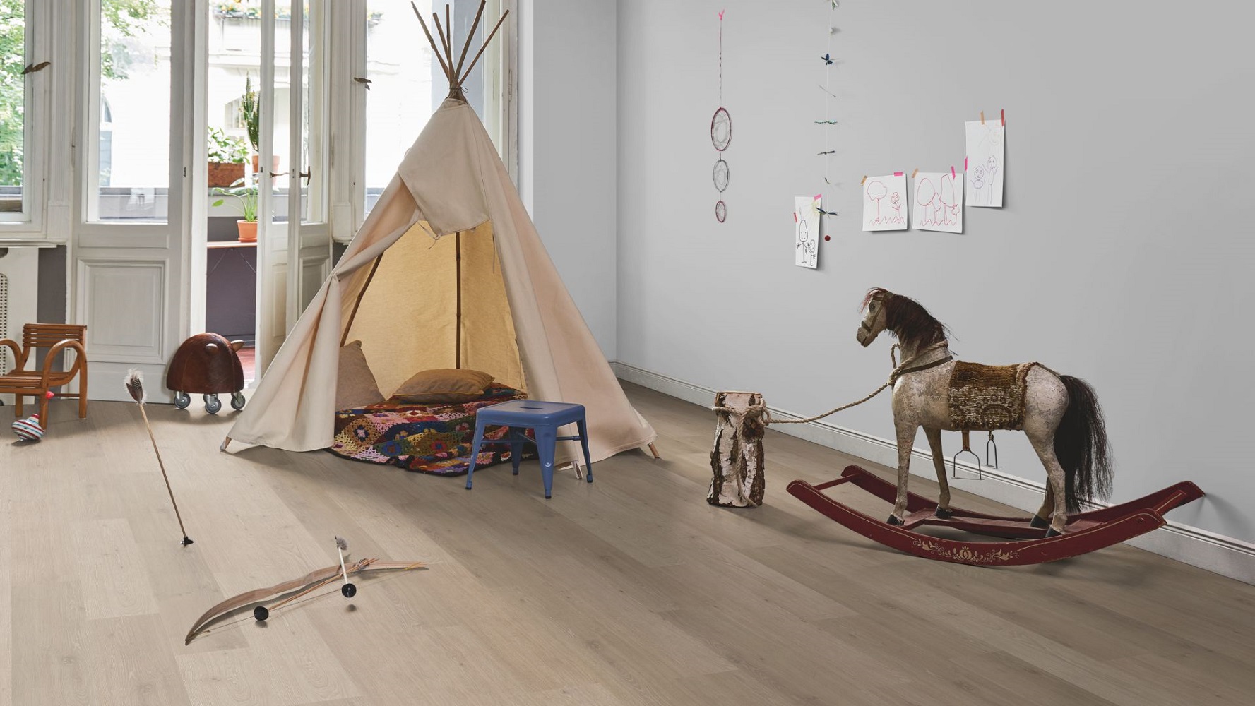 PARADOR Vinylboden Eiche Naturale Landhausdiele Holzstruktur | Click In | 27 m²-4014809200529