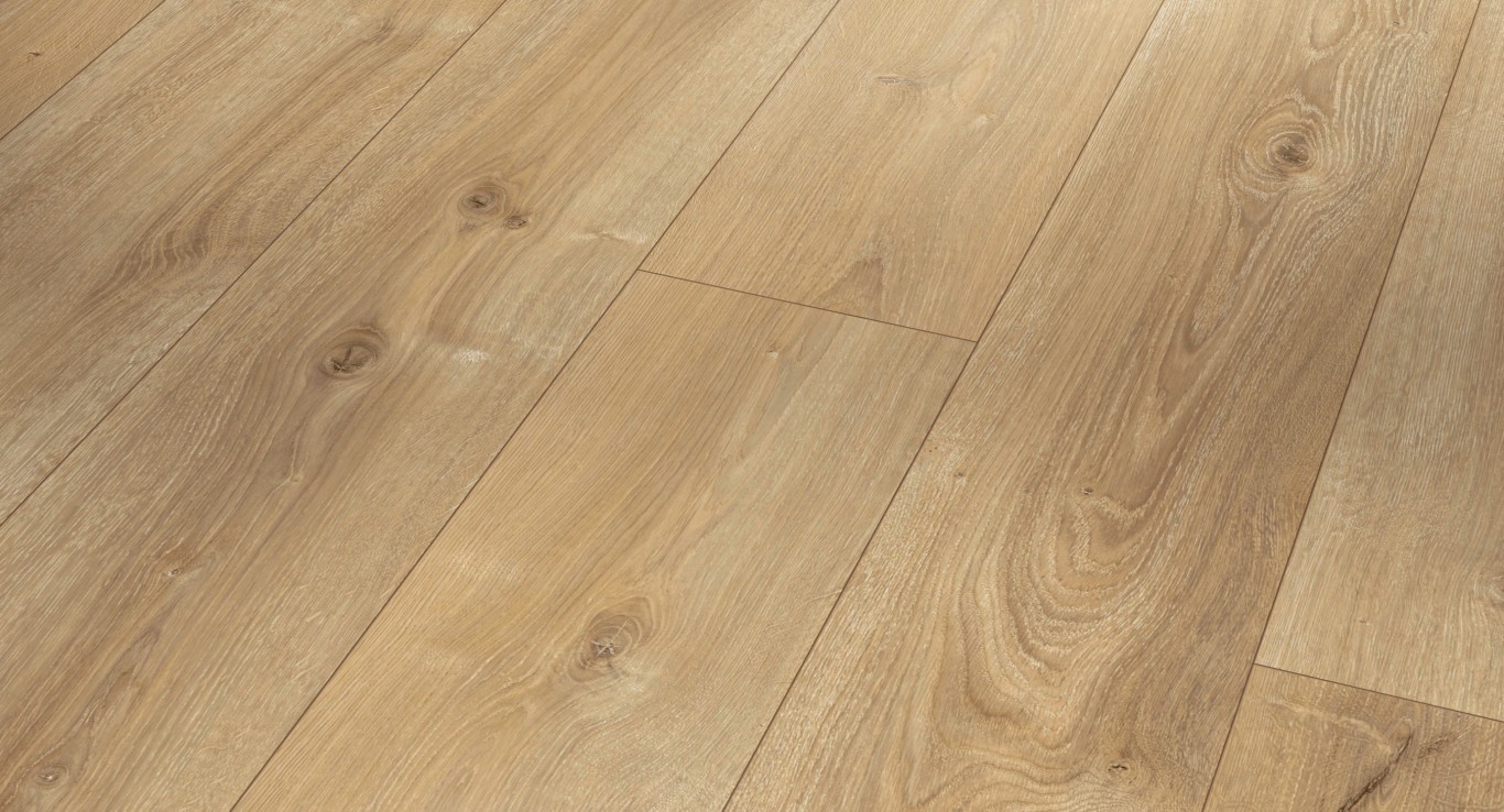 Vinyl Eiche Nova gekälkt Landhausdiele 4-seitige Fase | Eco Balance PUR-4014809174547