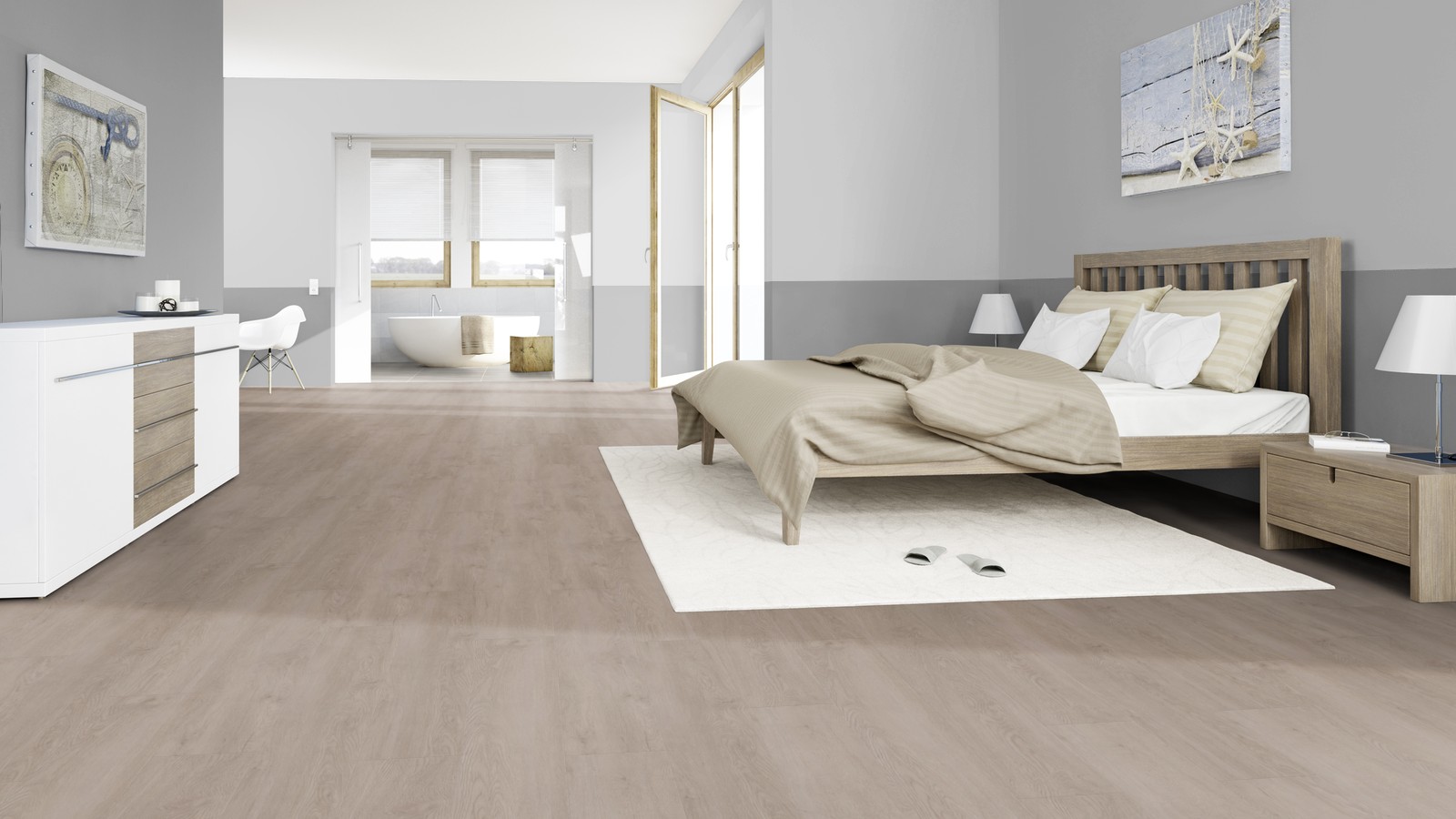 TER HÜRNE Vinylboden Eiche Oslo braun Landhausdiele F07 | Pure Choice Perform | 8 m²-4012853140983