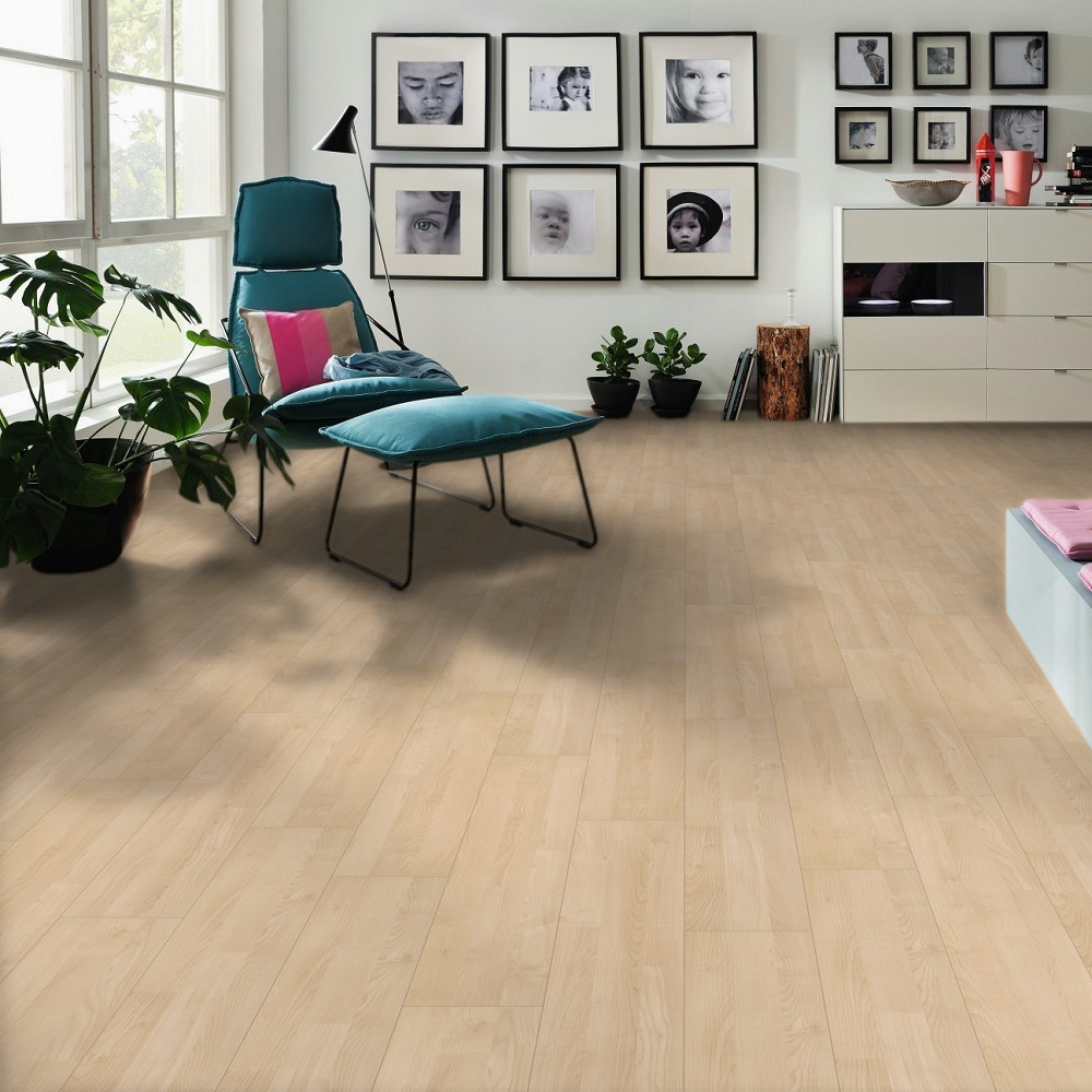 HARO Laminat Ahorn Schiffsboden 3-Stab strukturiert matt | Sonderedition NKL 31 | 14 m²-4018427511494