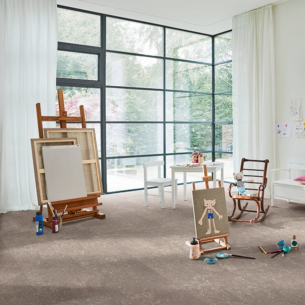 PARADOR Designboden Granit schiefergrau Steinstruktur 4-seitige Fase | Basic-4014809265870