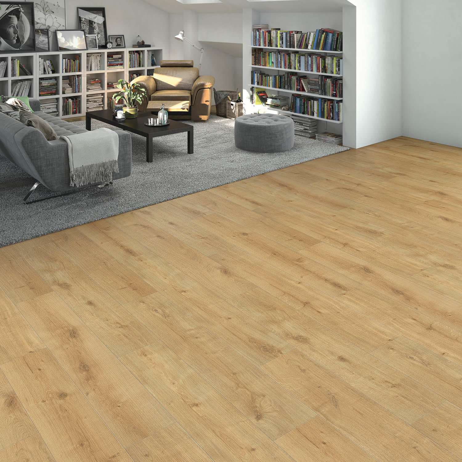 HARO Laminat Eiche Siena puro strukturiert matt Landhausdiele | Sonderedition NKL31-4018427535407