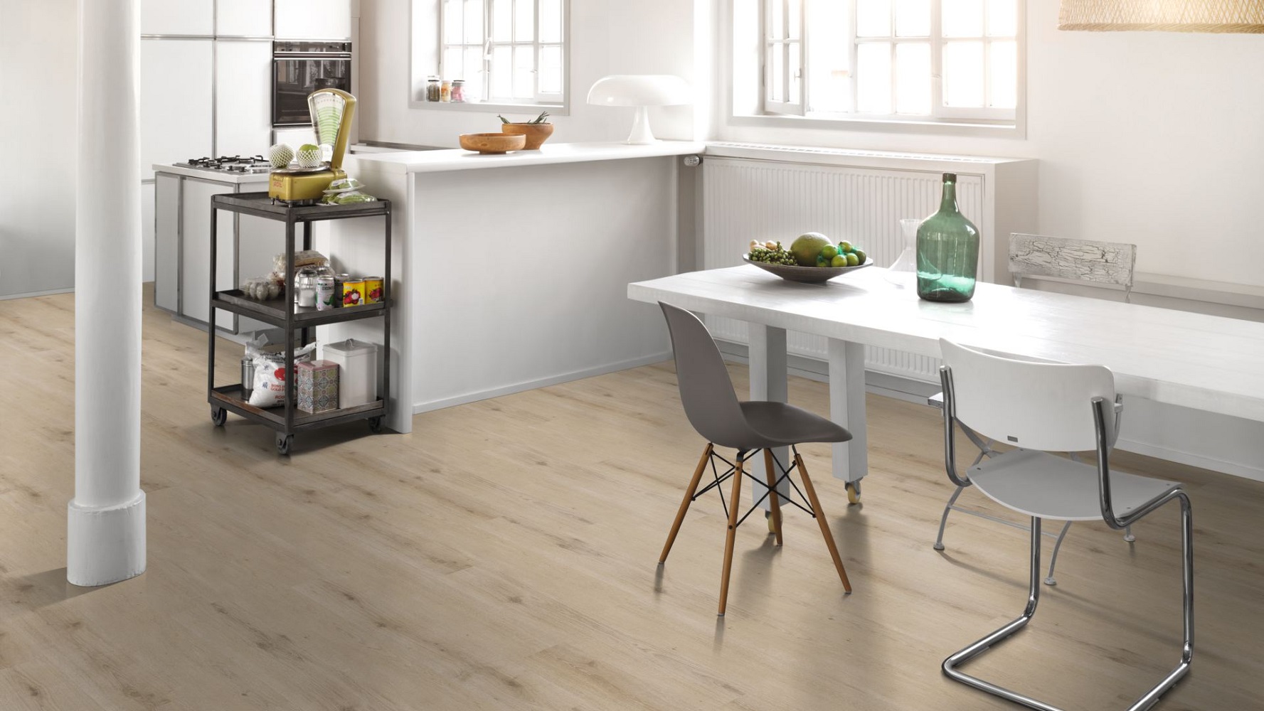PARADOR Vinylboden Eiche Urban hell Landhausdiele 4-seitige Fase | Modular ONE | 24,5 m²-4014809192220