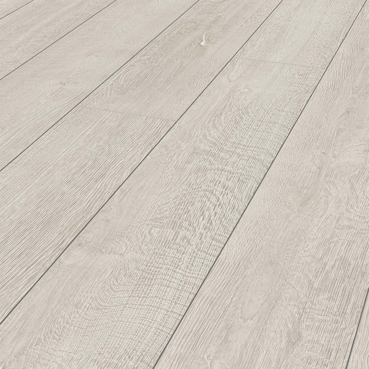 TER HÜRNE Laminat Eiche weißgrau Landhausdiele breit 4-seitige V-Fuge | Breeze Line | 26 m²-4012853120619