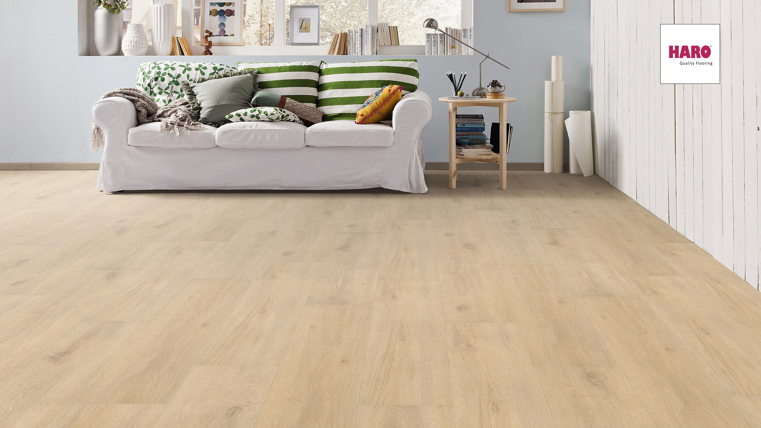 HARO Laminat Eiche Jubile puro authentic matt Landhausdiele 4V | Tritty 100 Campus-4018427390556