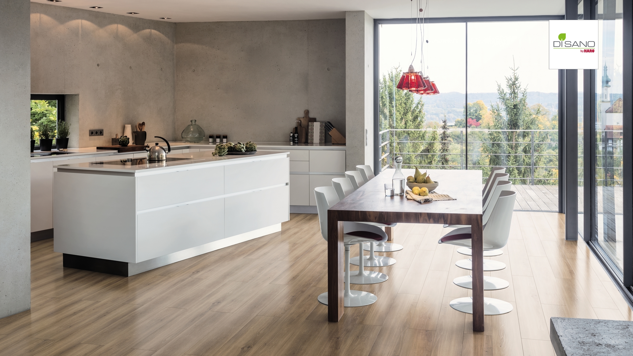 HARO Designboden Tabakeiche Landhausdiele XL | DISANO Classic Aqua | 2. Wahl | 33 m²-4018427415037