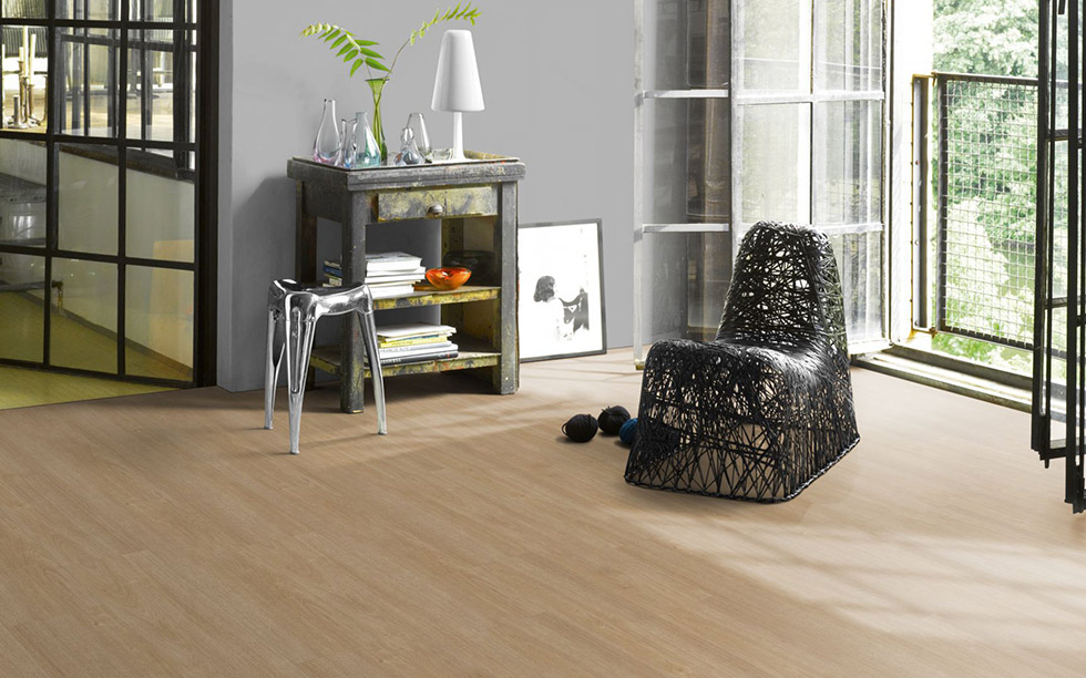 PARADOR Laminat Eiche Prestige natur Landhausdiele Eleganzstruktur 4-seitige V-Fuge | Classic 1050-4014809172420