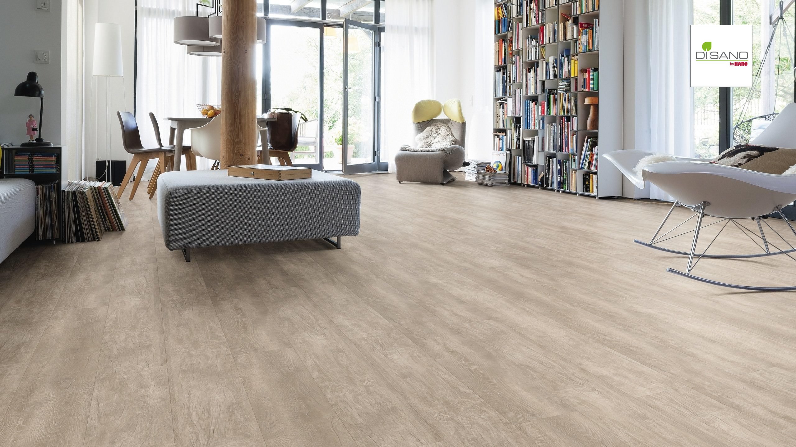 HARO Designboden Antikeiche creme Landhausdiele XL 4V  | DISANO Life | 19 m²-4018427414917
