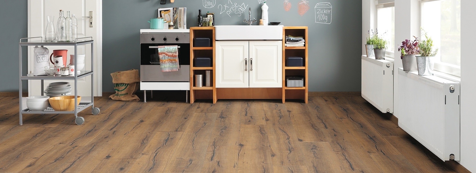 HARO Laminat Eiche italica geräuchert authentic Landhausdiele | Tritty 100 Gran Via | 2.Wahl | 20 m²-4018427349837