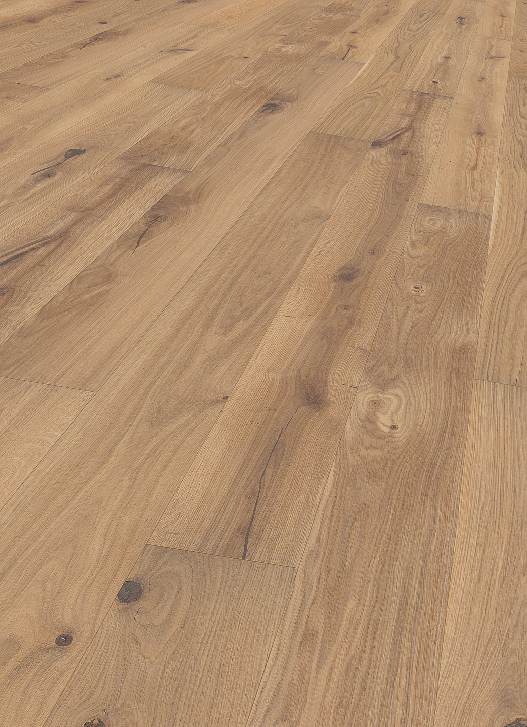 TER HÜRNE Parkett Eiche lichtbeige Landhausdiele lackiert | Bright Collection | 32 m²-4012853108587