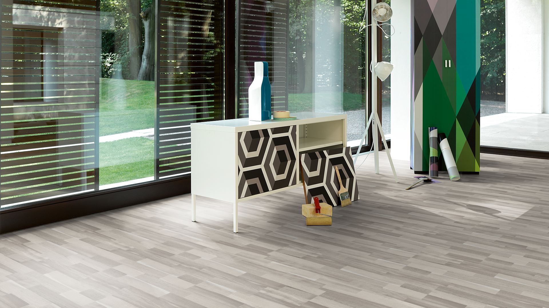 PARADOR Laminat Akazie grau Schiffsboden 3-Stab Seidenmatte Struktur | Basic 200-4014809139829 PARADOR Laminat Akazie grau Schiffsboden 3-Stab Seidenmatte Struktur | Basic 200-4014809139829