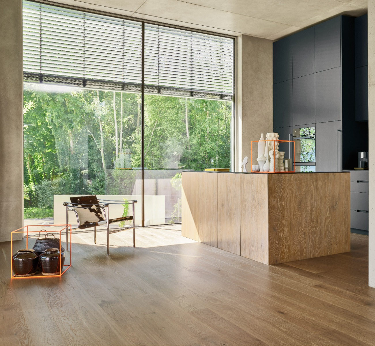 PARADOR Parkett Eiche nougat Living Landhausdiele lackversiegelt matt 4-seitige Minifase | Trendtime 4 |  2. Wahl |  21 m²-4014809188087