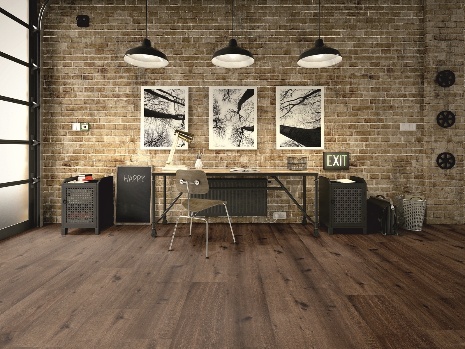 TER HÜRNE Design-Vinylboden Eiche Anna gebürstet Landhausdiele | Friends-4012853153082