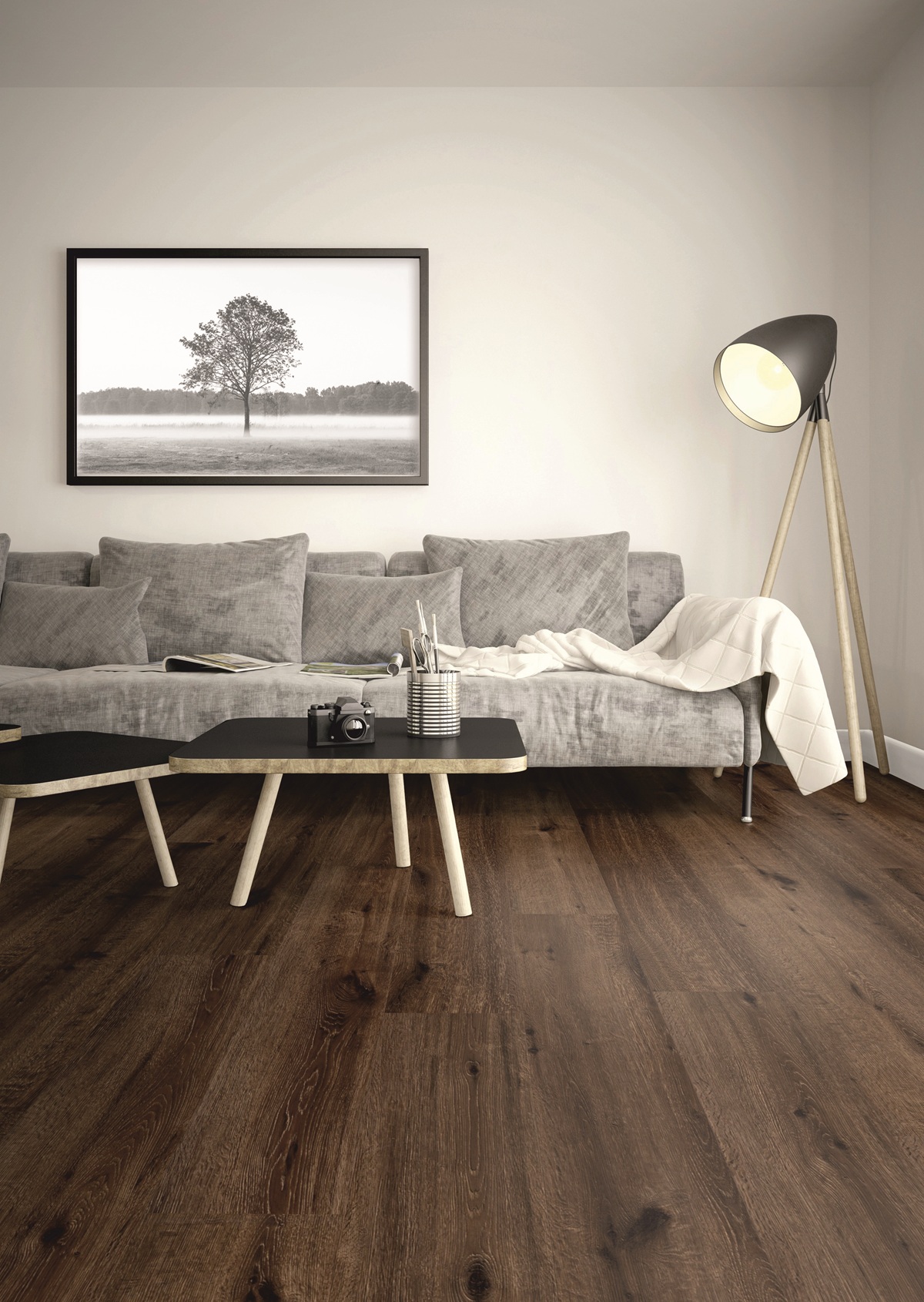 TER HÜRNE Design-Vinylboden Eiche Anna gebürstet Landhausdiele | Friends-4012853153082