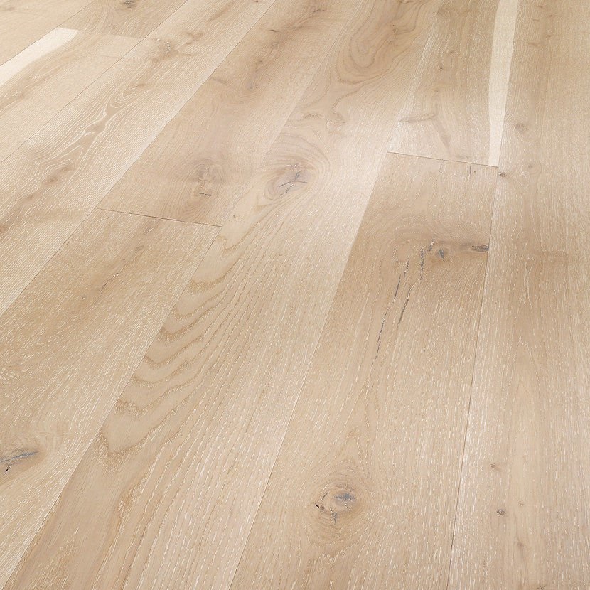 PARADOR Parkett Eiche Landhausdiele lackversiegelt matt weiß Weißpore | Basic 11-5 | 23 m²-4014809170679 guenstig bei bodenverkauf.de kaufen PARADOR Parkett Eiche Landhausdiele lackversiegelt matt weiß Weißpore | Basic 11-5 | 23 m²-4014809170679