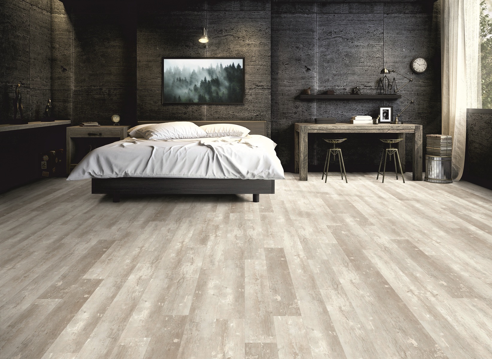 TER HÜRNE Design-Vinylboden Eiche Henry gebürstet Landhausdiele | Friends-4012853153020