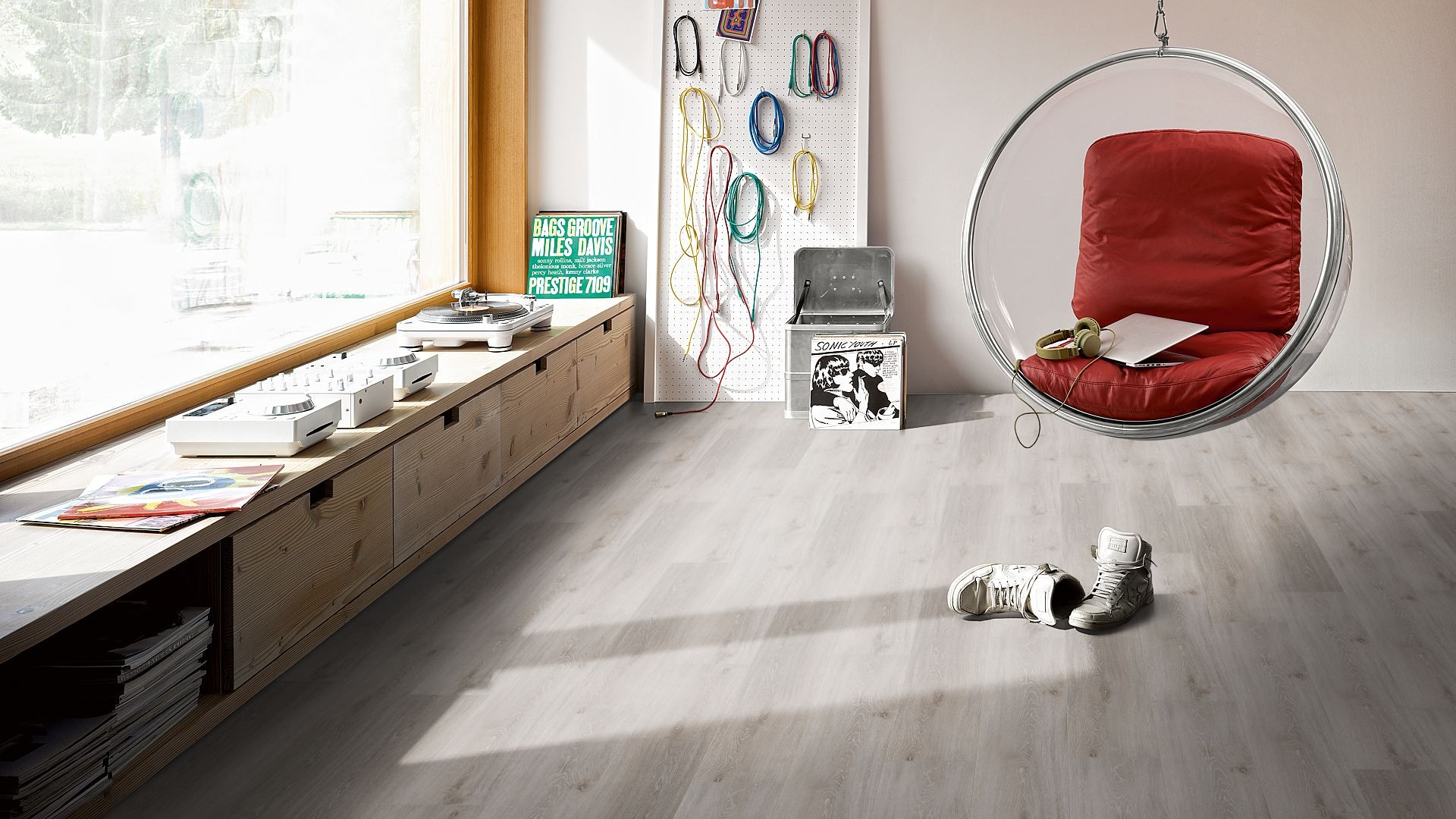 PARADOR Vinyl Eiche grau Landhausdiele | Click In | 32 m²-4014809171294