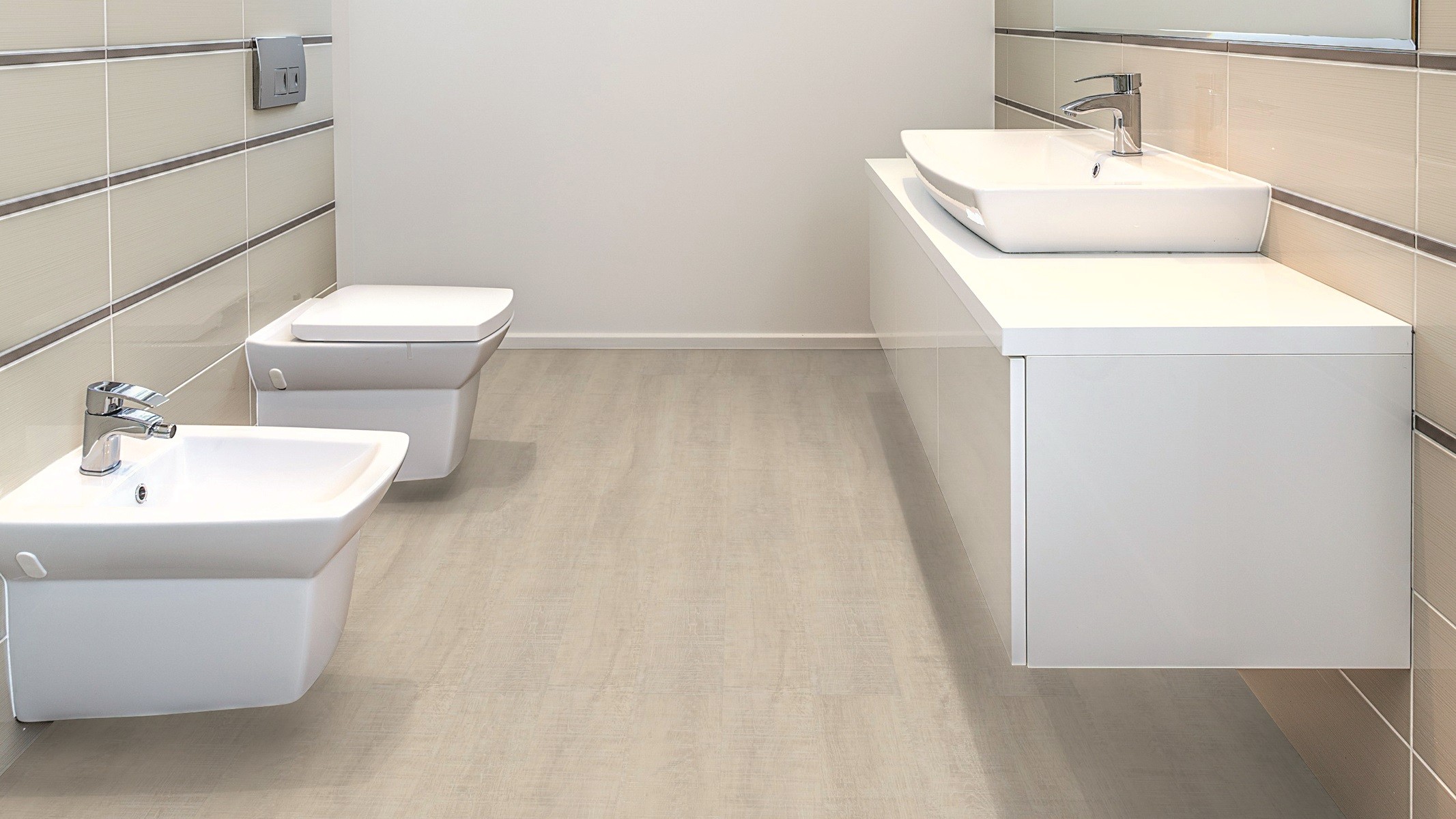 TER HÜRNE Vinylboden Eiche Halmstadt weiß Landhausdiele | Pure Choice-4012853110825