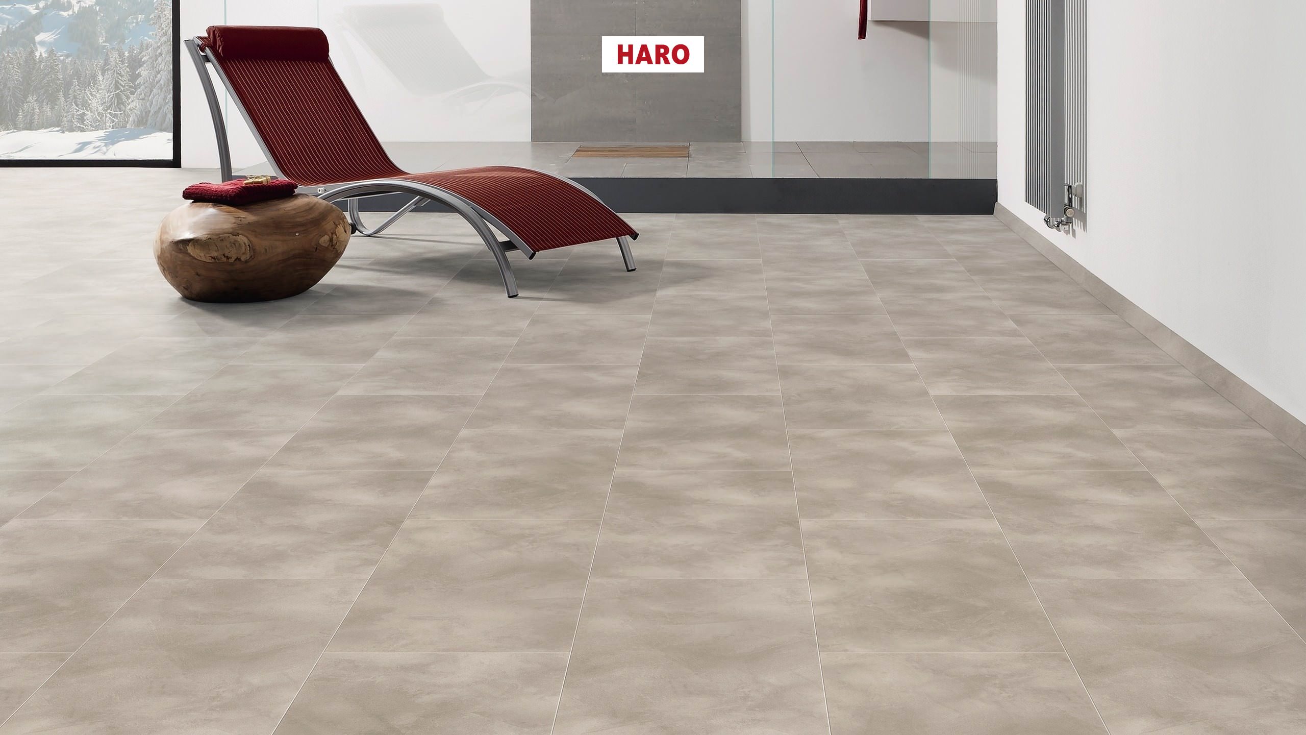 HARO Designboden Beton hell Steinstruktur | DISANO LifeAqua Piazza 4V | 2. Wahl | 20 m²-#