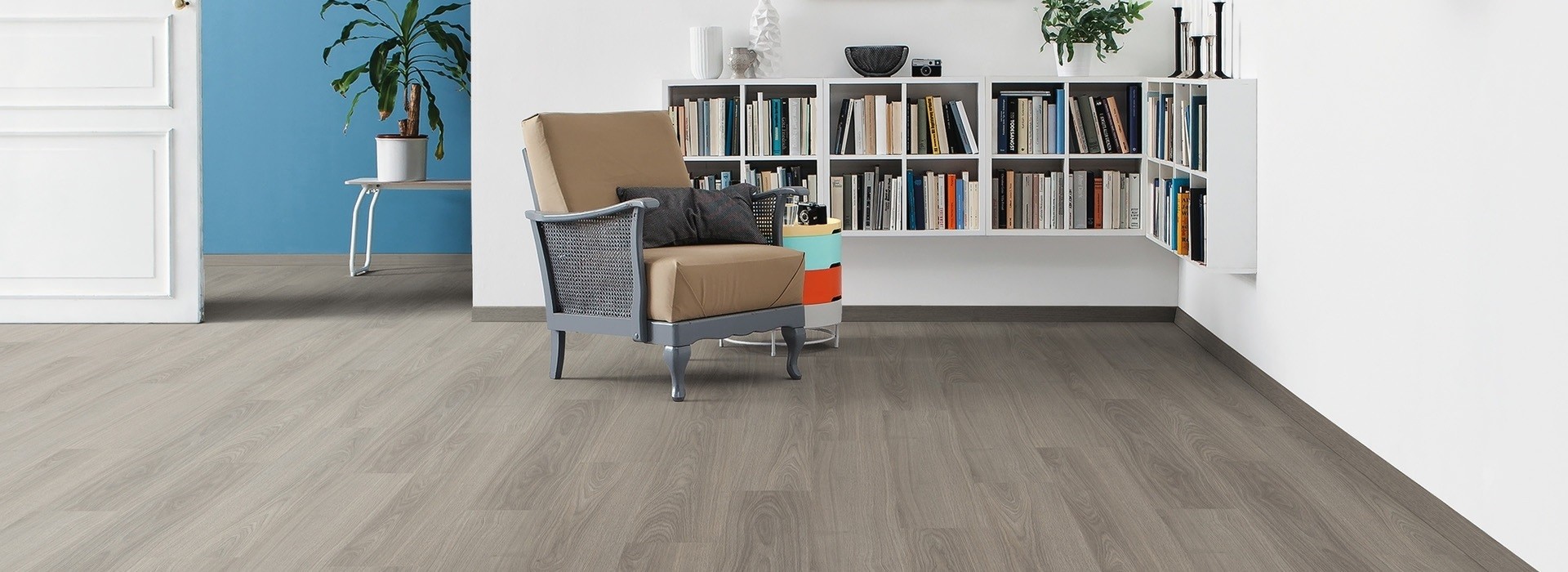 HARO Laminat Eiche antikgrau authentic Landhausdiele | Tritty 100 | 2.Wahl | 32 m²-4018427310592