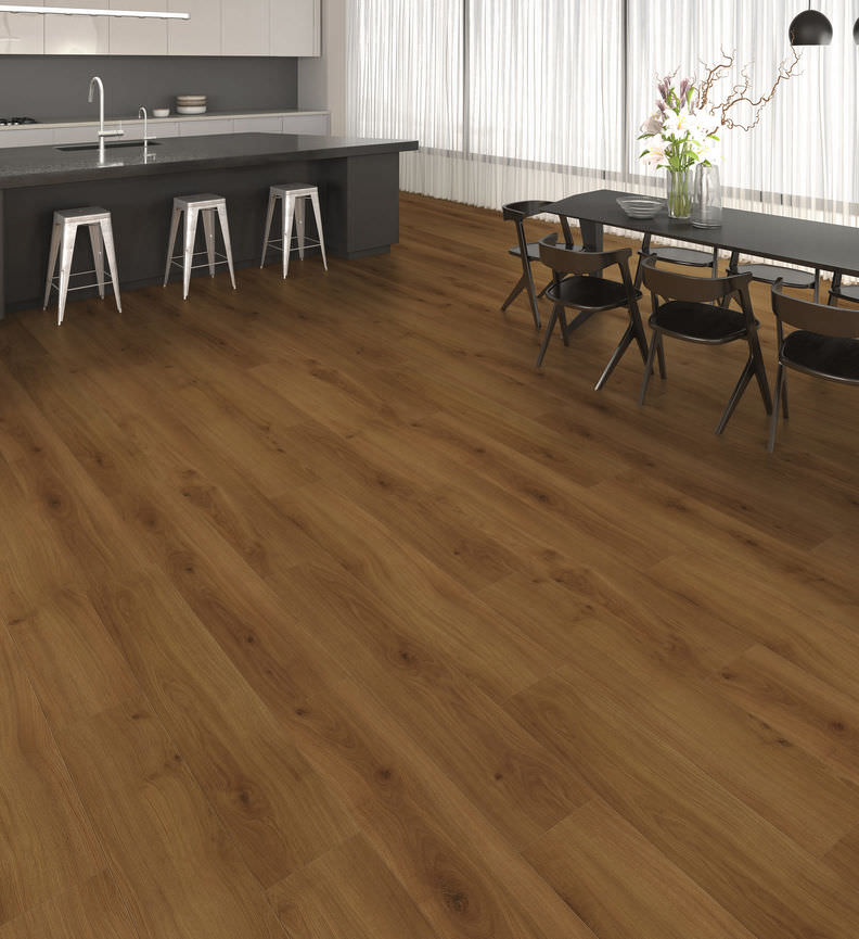 HARO Laminat Eiche Emilia bernstein Landhausdiele 4V | Tritty 200 Aqua Gran Via | 2.Wahl | 24 m²-4018427458331