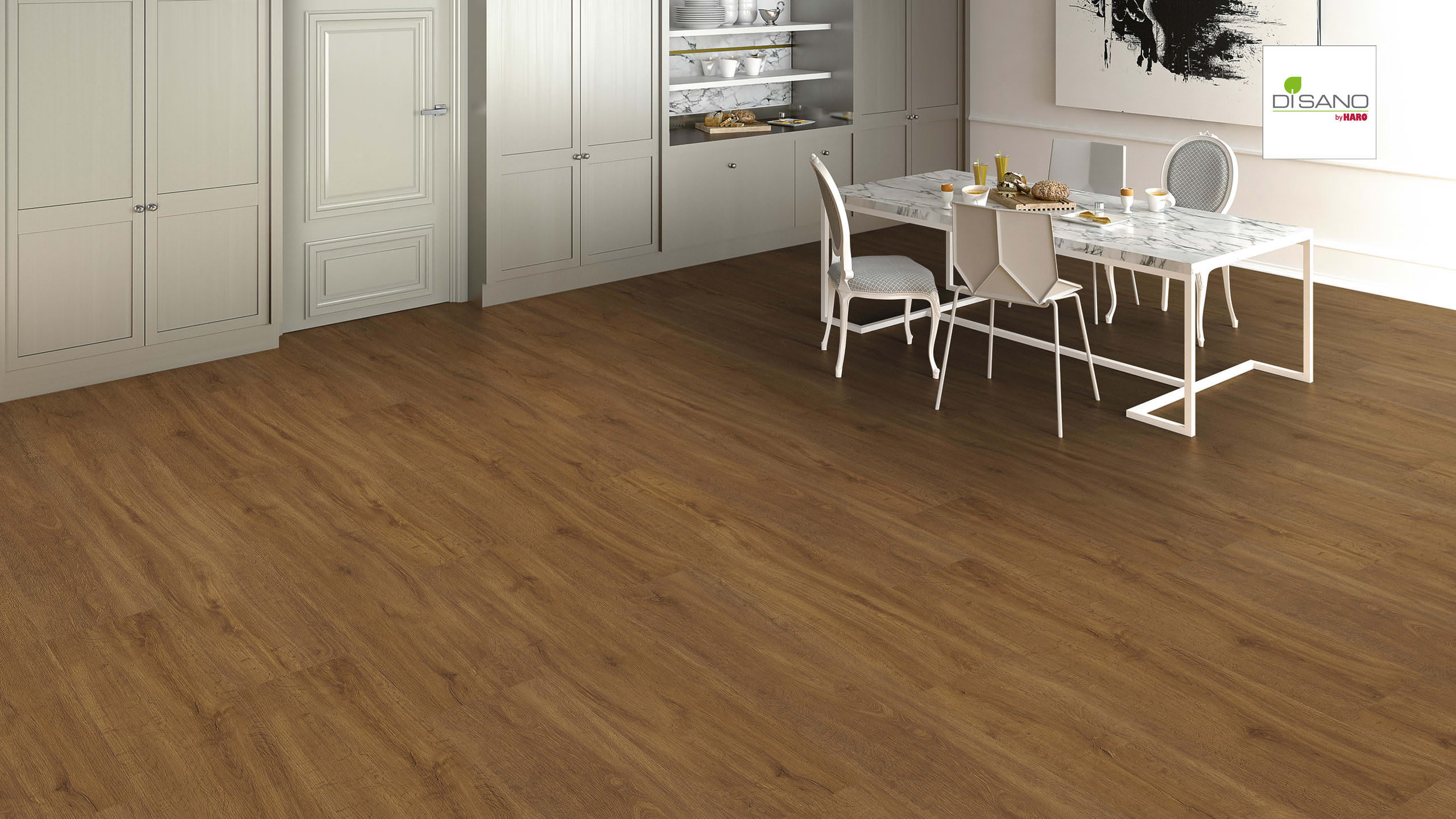 HARO Designboden 4VM Bergeiche strukturiert | DISANO Saphir | 2. Wahl | 24 m²-4018427456153