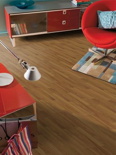 KRONOSPAN Laminat Noce Rosso Schiffsboden 3-Stab Akustik | 14 m²-