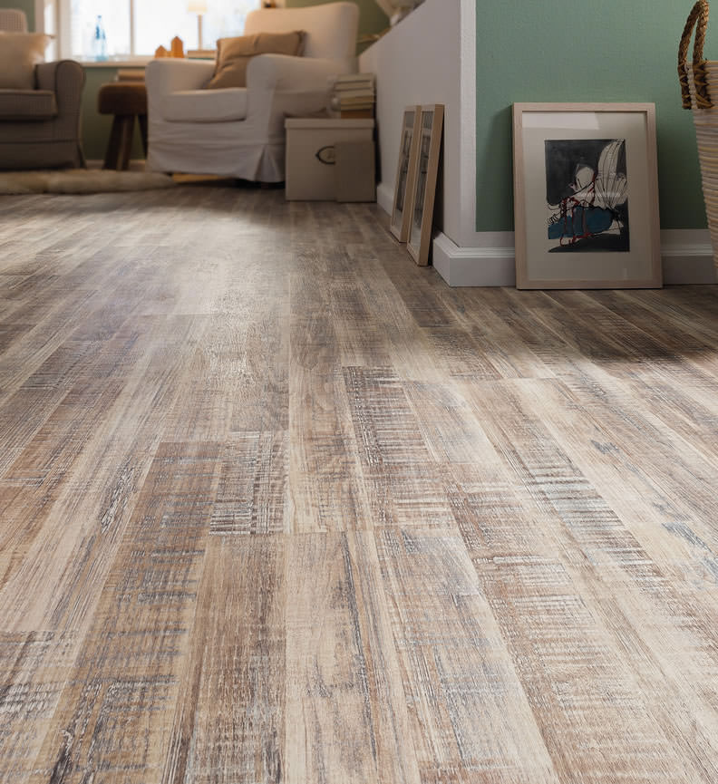 HARO Laminat Robinie weiß geschliffen 3-Stab | Tritty 75 | 2.Wahl |  11 m²-4018427350055