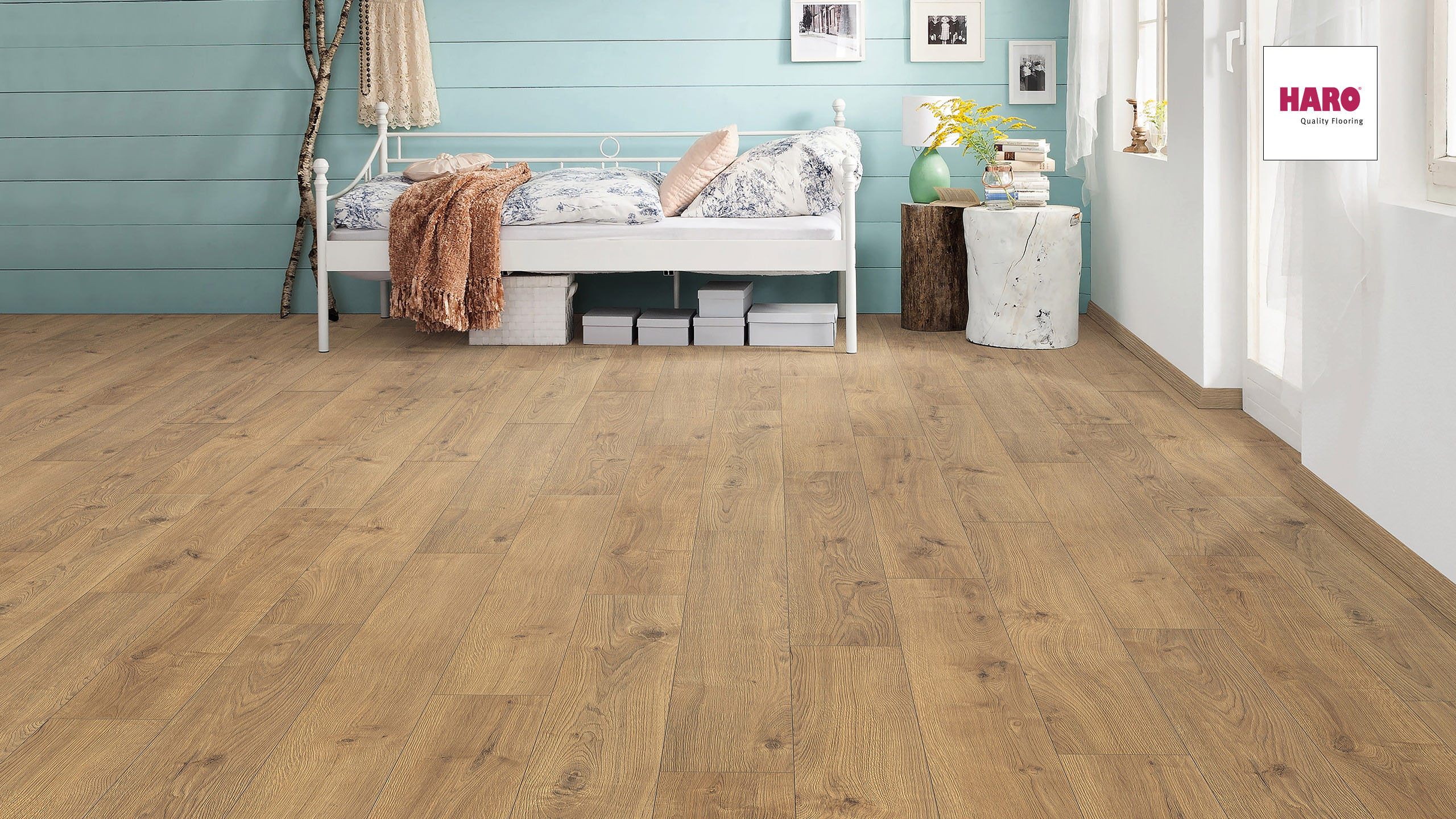 HARO Laminat Eiche Portland natur Landhausdiele 4V | Tritty 75 | 2.Wahl | 35 m²-4018427376918