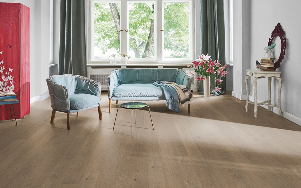 PARADOR Parkett Eiche Chalet Landhausdiele lackversiegelt extramatt 4-seitige Minifase | Trendtime 4-4014809238782
