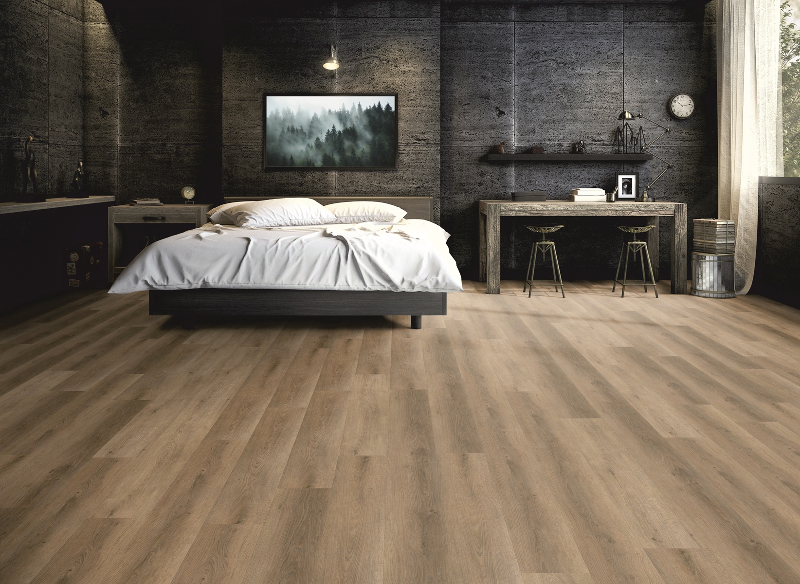 TER HÜRNE Design-Vinylboden Eiche Marie gebürstet Landhausdiele | Friends-4012853153075