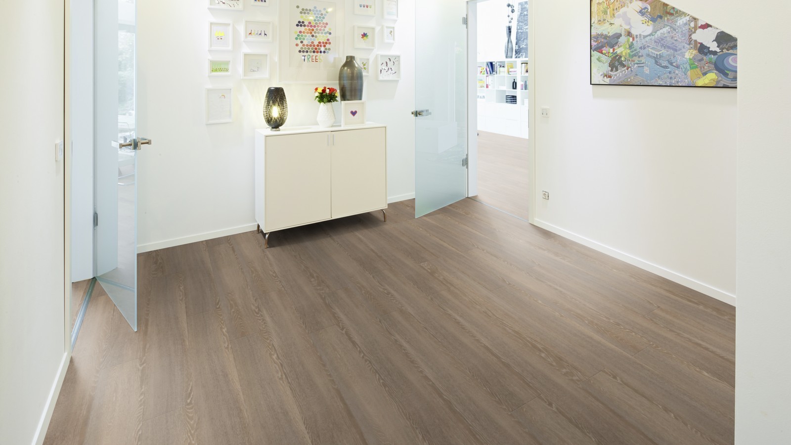 TER HÜRNE Vinylboden Eiche Madrid braun Landhausdiele gebürstet | Bright Choice | 16 m²-4012853119729