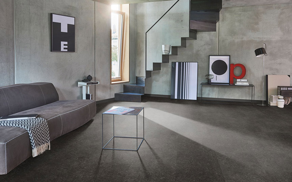 PARADOR Laminat Granit anthrazit Steinstruktur M4V | Trendtime 5 | 2. Wahl-#