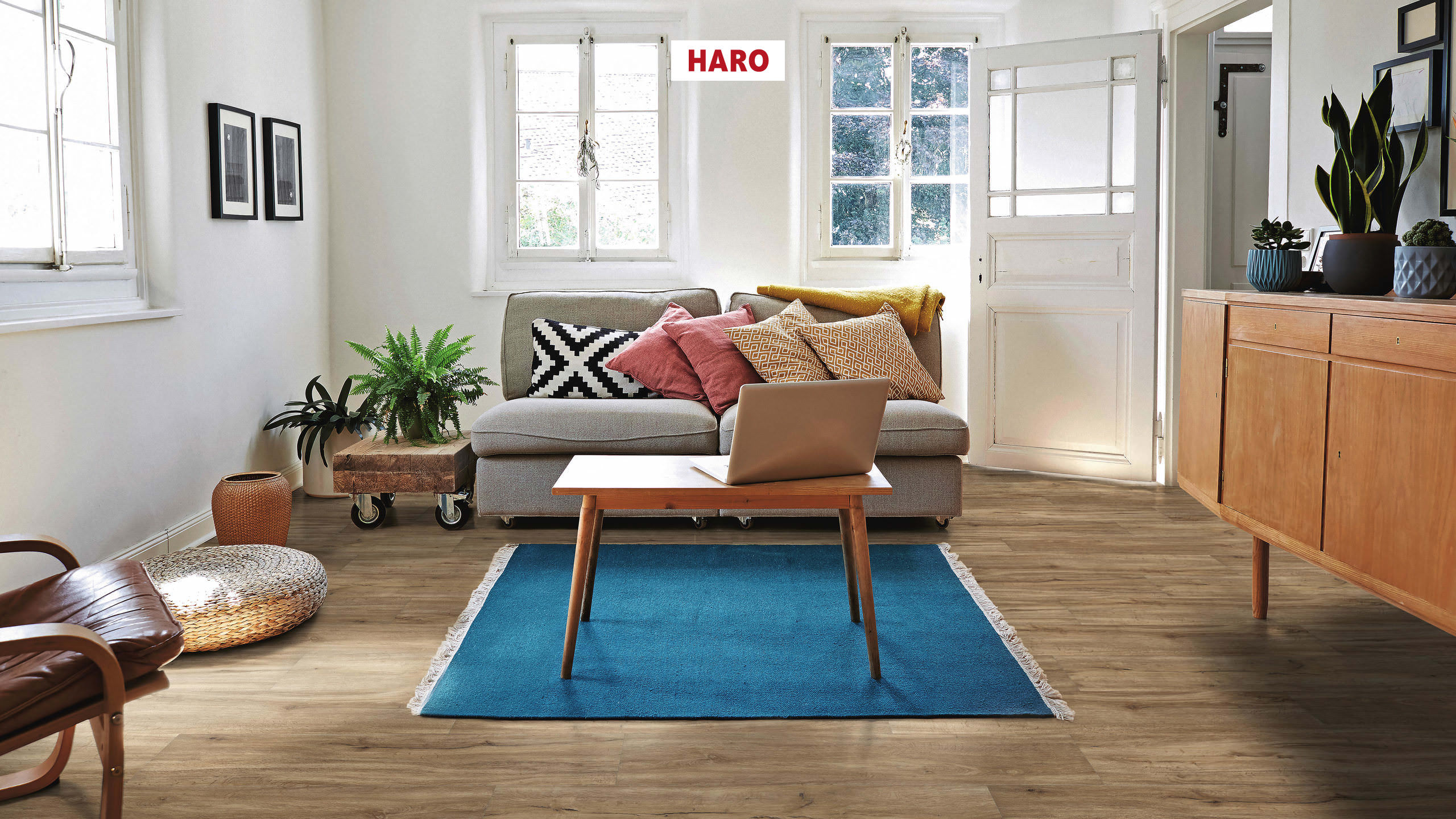 HARO Klebe-Designboden Sandeiche strukturiert Landhausdiele 4MV | DISANO Project | 2. Wahl | 15 m²-4018427488376
