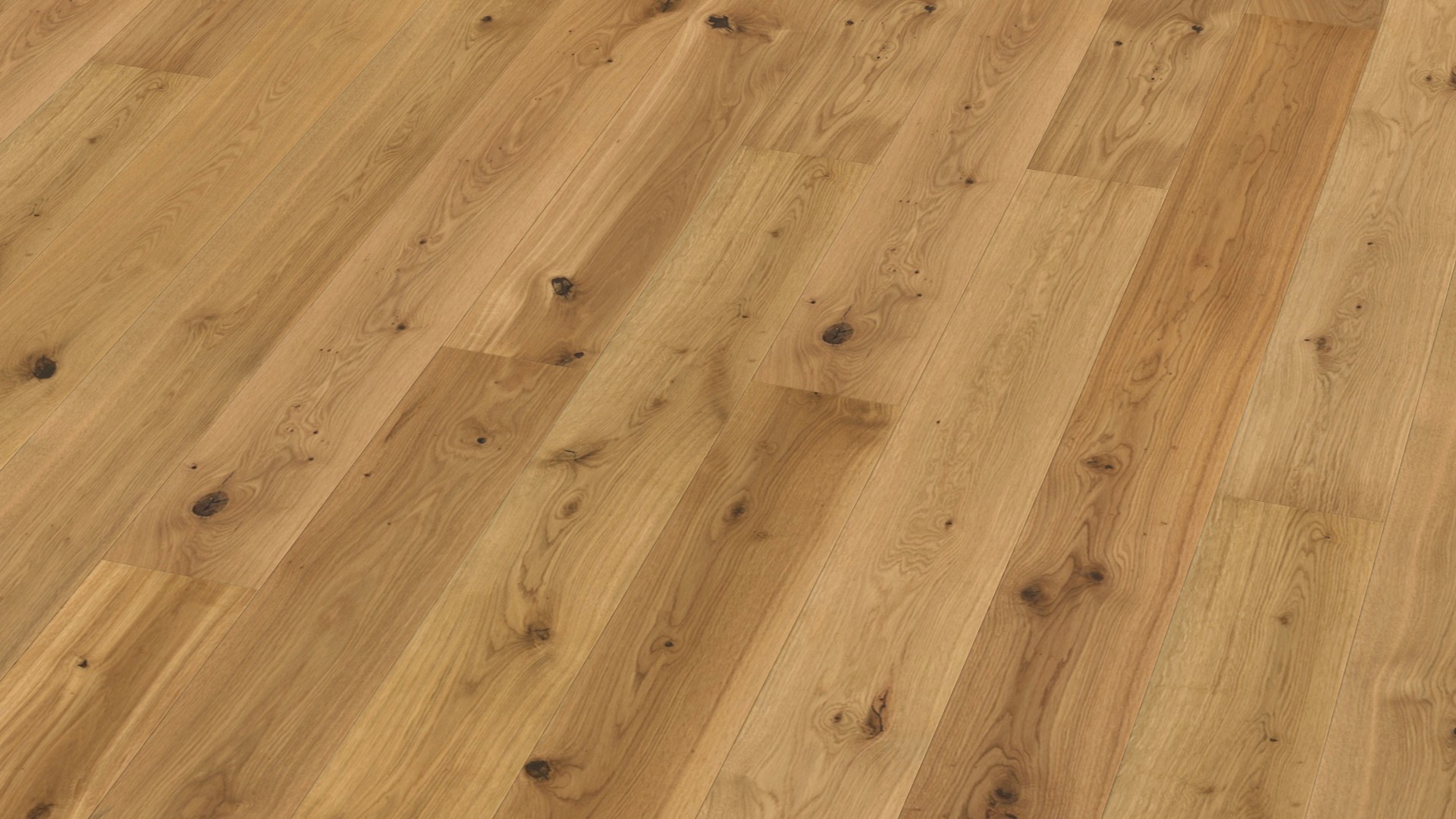 TER HÜRNE Parkett Eiche ausdrucksstark naturgeölt Landhausdiele 4-seitige V-Fuge | Kurzlänge-4012853174926