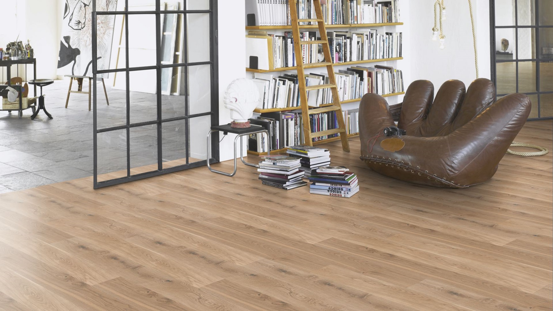 PARADOR Parkett Eiche weiß Landhausdiele Minifase | Sonderedition | 2. Wahl | 14 m²-#