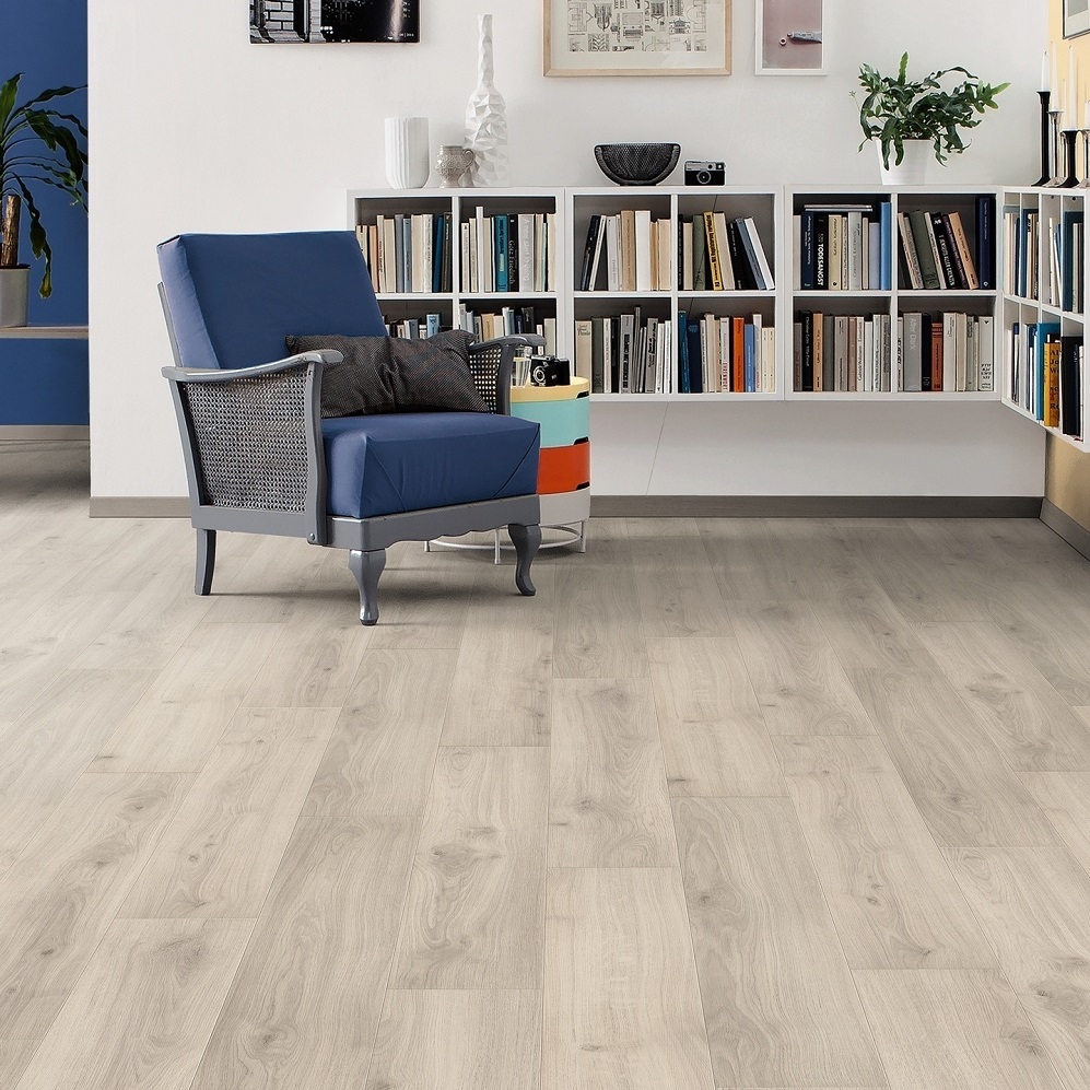 HARO Laminat Eiche Emilia hellgrau authentic matt Landhausdiele 4V | Tritty 90 | 2.Wahl | 11 m²-4018427447939