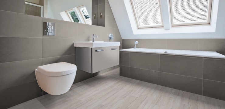 Vinyl Eiche Swan Oak White Struktur Landhausdiele mit V-Fuge | 34 m²-8715359166896