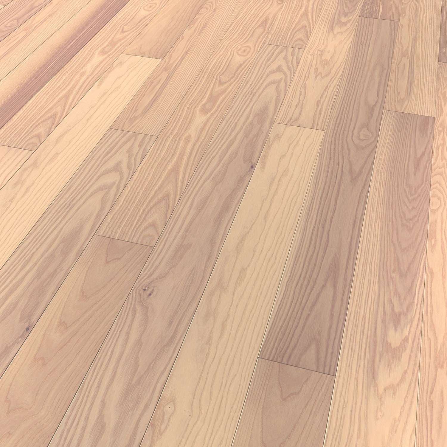TER HÜRNE Parkett Esche weißviolett Landhausdiele weiß-mattlackiert | Pure Collection | 29 m²-4012853048968