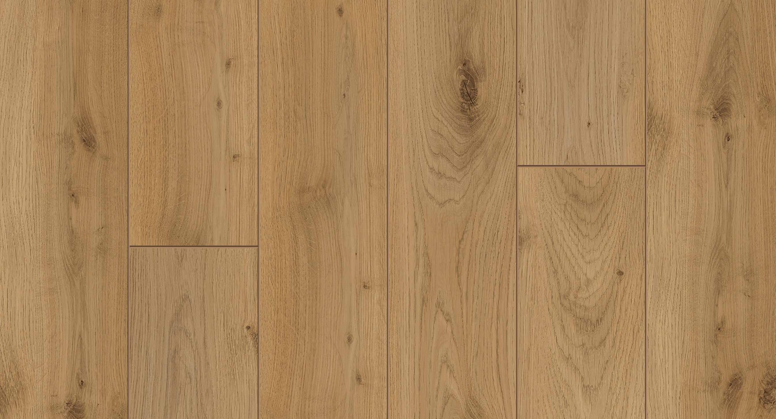 PARADOR Laminat Eiche Tradition natur Eleganzstruktur 4-seitige Mini-V-Fuge | Trendtime 1 | 9,5 m²-4014809183884