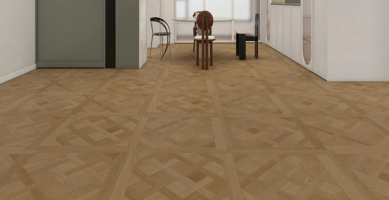 TER HÜRNE Design-Vinylboden Eiche Versailles Holzfliese Flechtmuster | Perform-4012853176203 TER HÜRNE Design-Vinylboden Eiche Versailles Holzfliese Flechtmuster | Perform-4012853176203