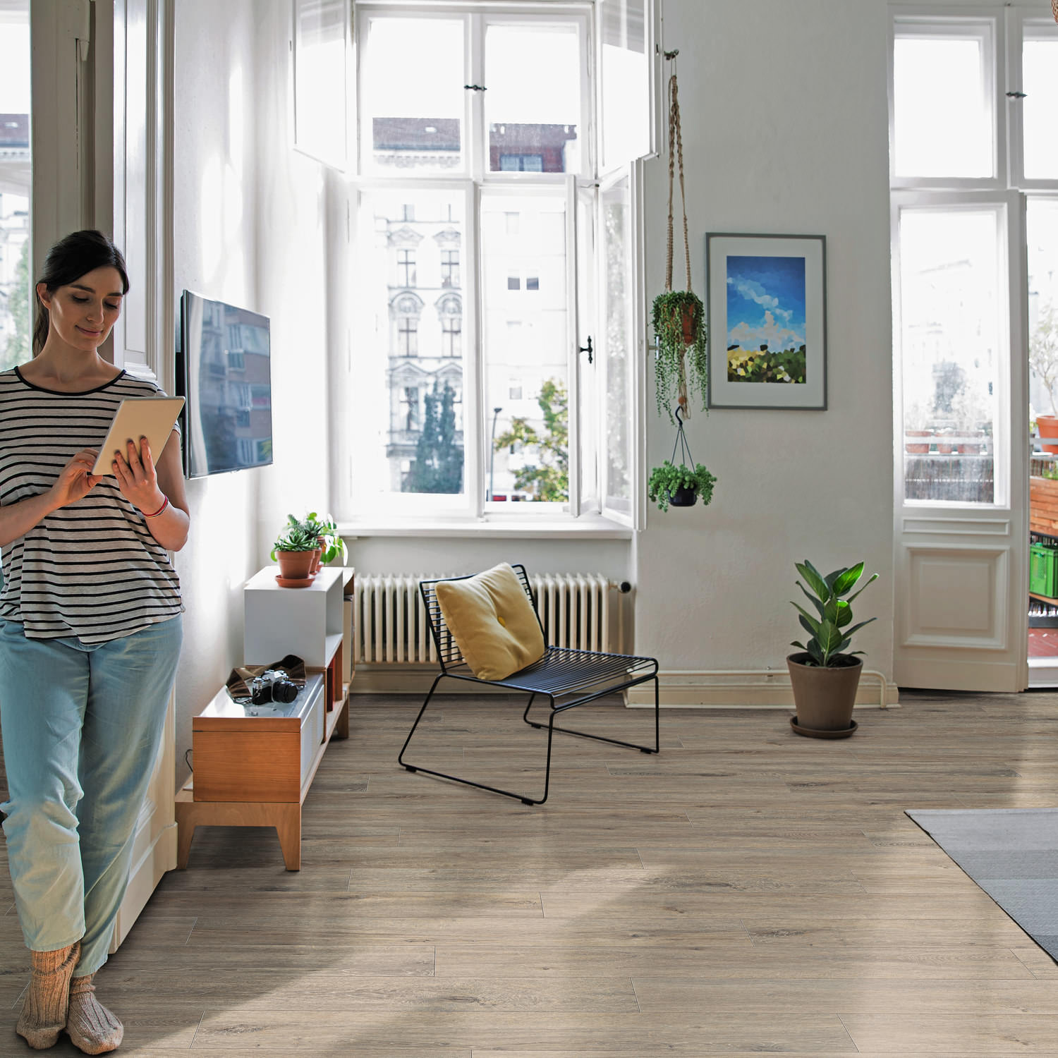 HARO Laminat Eiche Veneto mocca Landhausdiele 4V | Tritty 100 | 2. Wahl-4018427475833