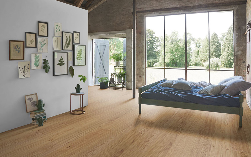 PARADOR Parkett Eiche Natur Großdiele lackversiegelt umlaufende Minifase | Basic 11-5 | 11 m²-4014809172604
