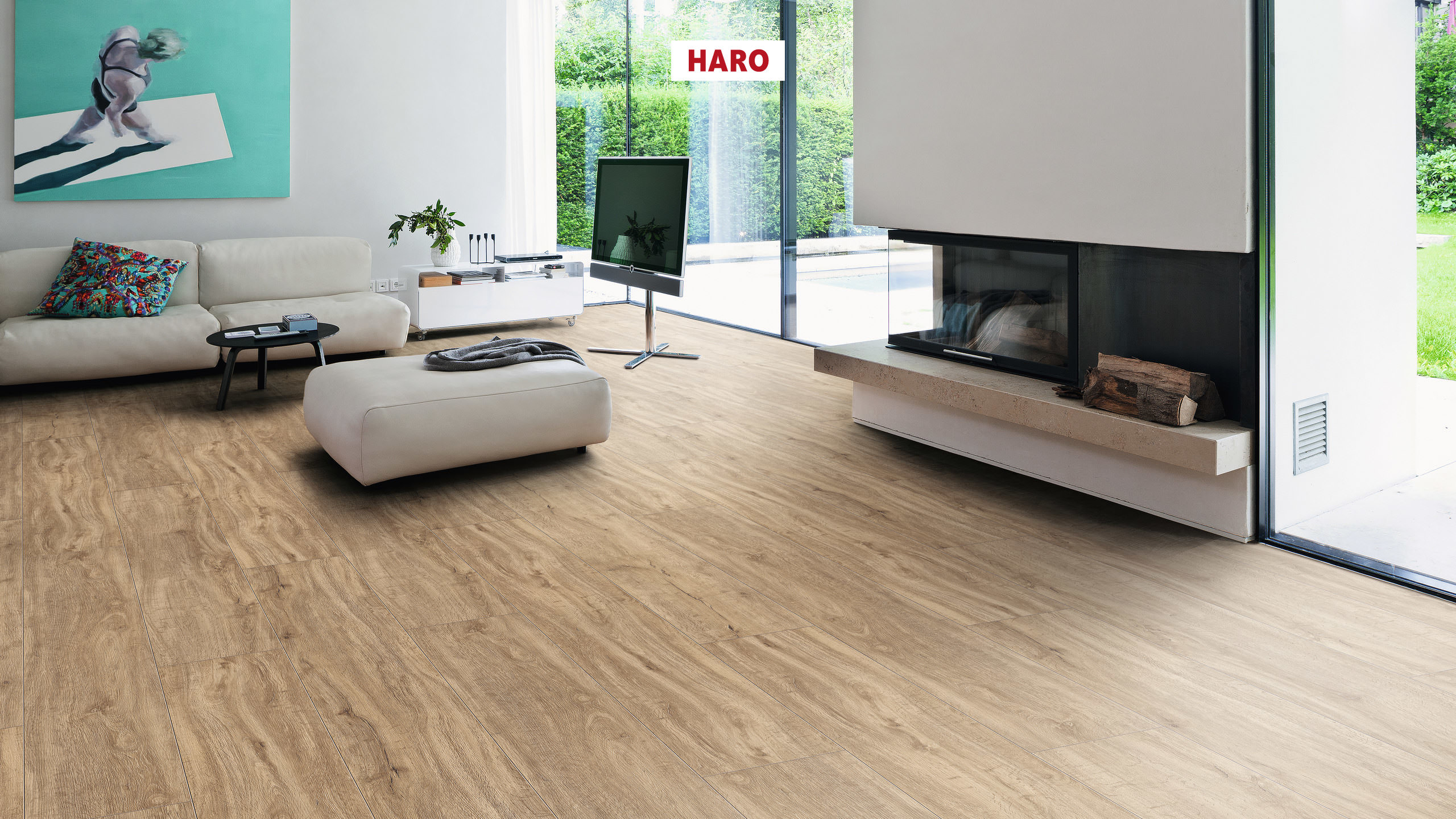 HARO Designboden Sandeiche Landhausdiele XL V-Fase | DISANO ClassicAqua | 2. Wahl | 7 m²-4018427507220