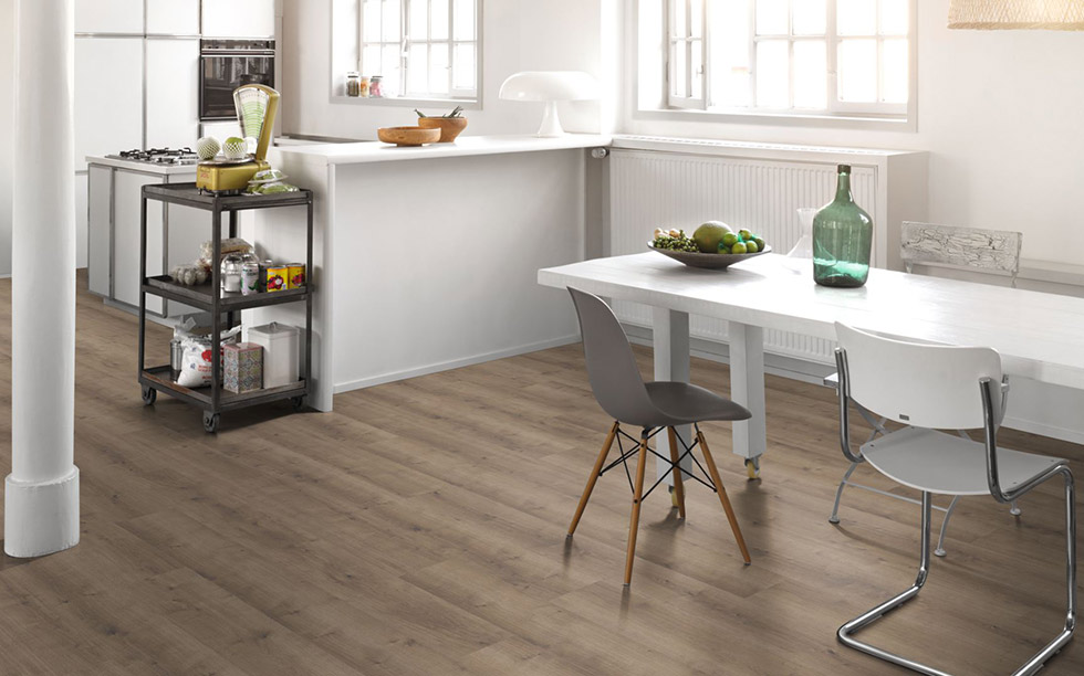 PARADOR Designboden Eiche Pure perlgrau Schlossdiele Holzstruktur 4-seitige Fase | Modular ONE-4014809192480