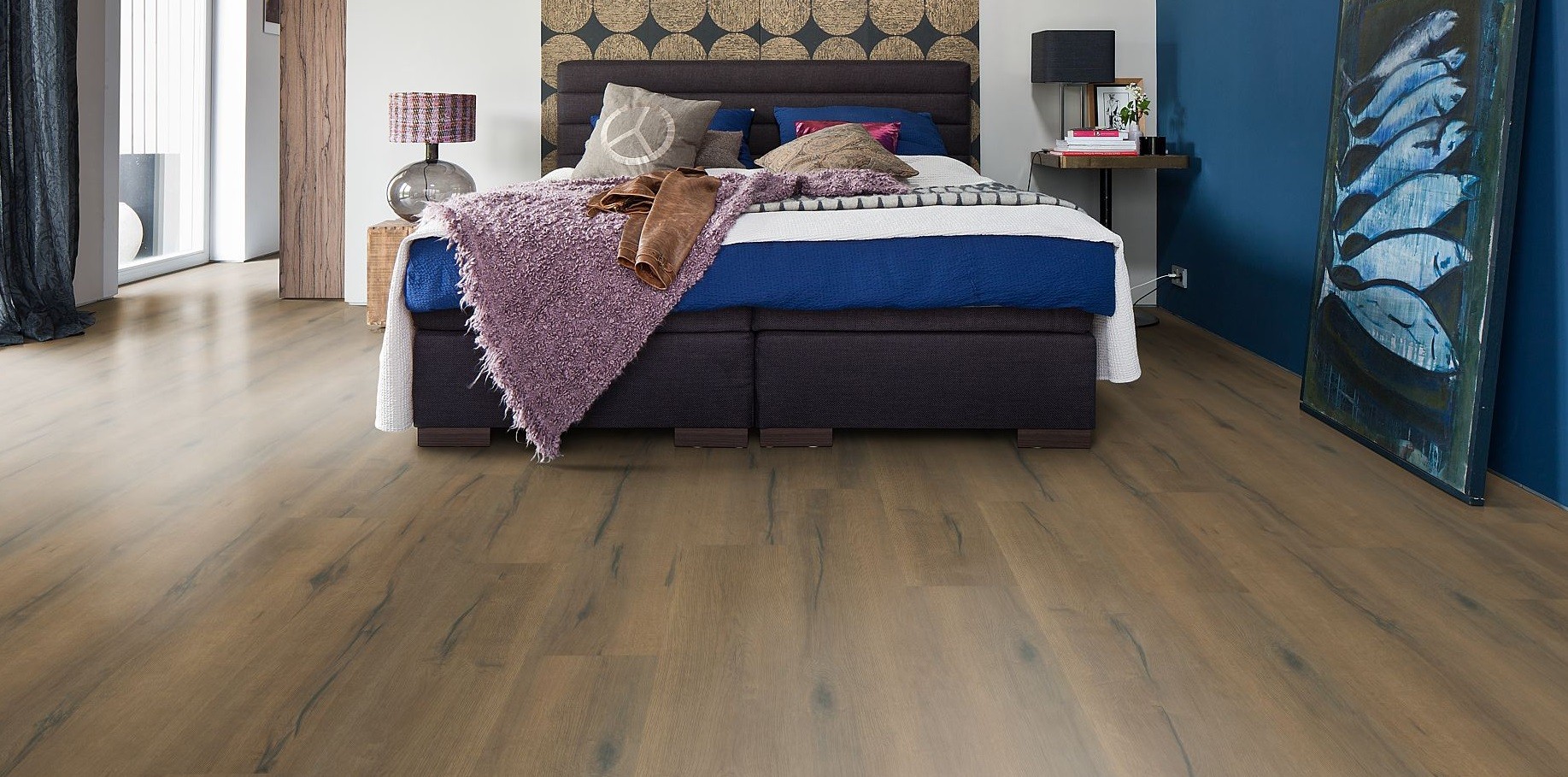 HARO Korkboden Arteo XL Eiche italica geräuchert Permadur | Corkett | 2. Wahl | 17 m²-4018427427207