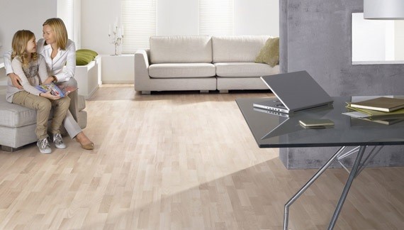 SCHÖNER WOHNEN Laminat Buche hell Schiffsboden 3-Stab | Style Collection | 28 m²-4014809116509