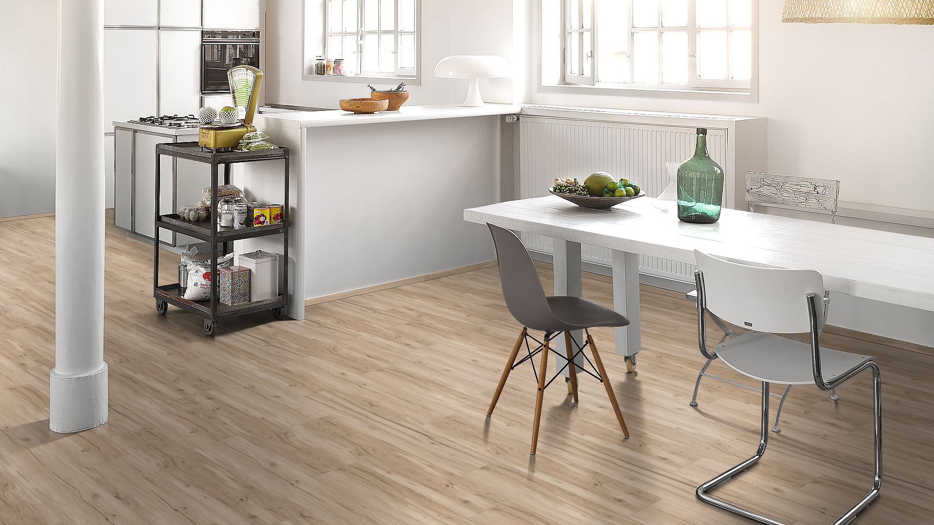 PARADOR Vinylboden Eiche Memory geseift Landhausdiele Authentische Struktur | Classic 2030 | 31 m²-4014809160380