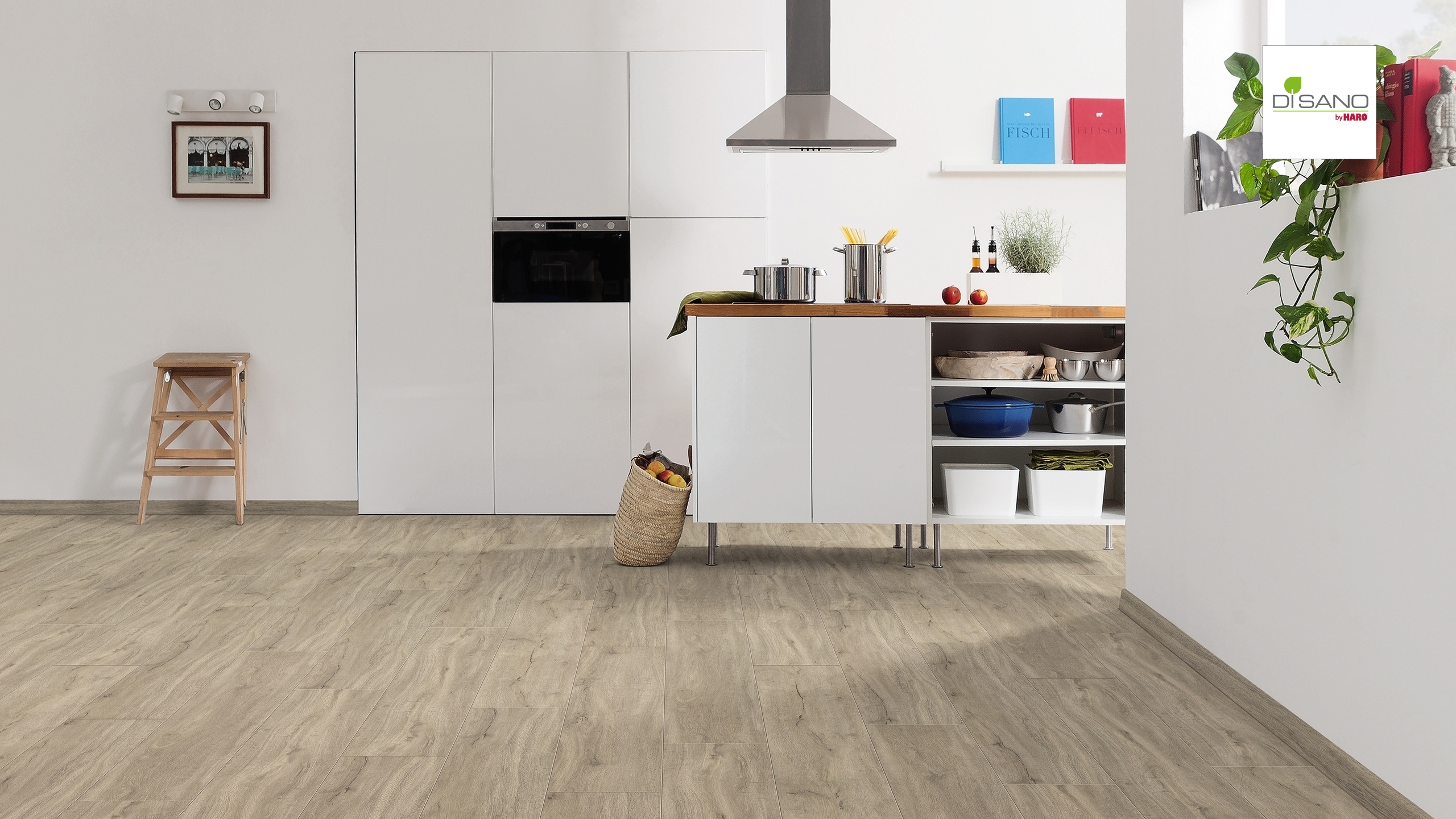 HARO Designboden Eiche Columbia grau strukturiert Landhausdiele | DISANO Life | 2. Wahl-4018427507053