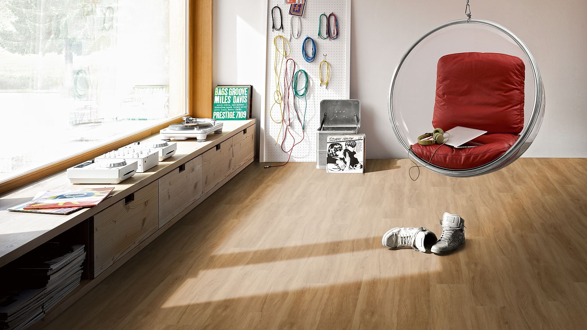 PARADOR Vinylboden Eiche Sierra natur Landhausdiele | Basic 4.3 | 30,5 m²-4014809170136